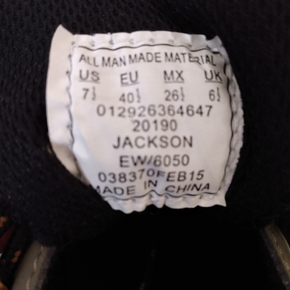 Athletech Gray Black Faux Leather Mesh Lace Up Low Cut Running Sneakers sz 7.5 - Picture 6 of 7